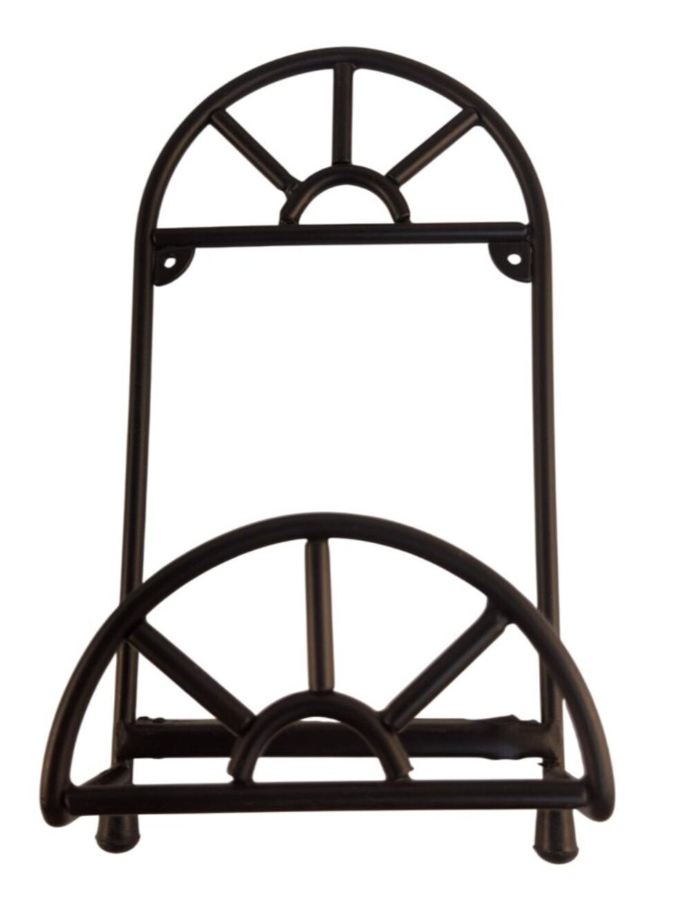 Decorative Plate Holder Stand By Ekco Black Metal For Tabletop Display & Wall Mo
